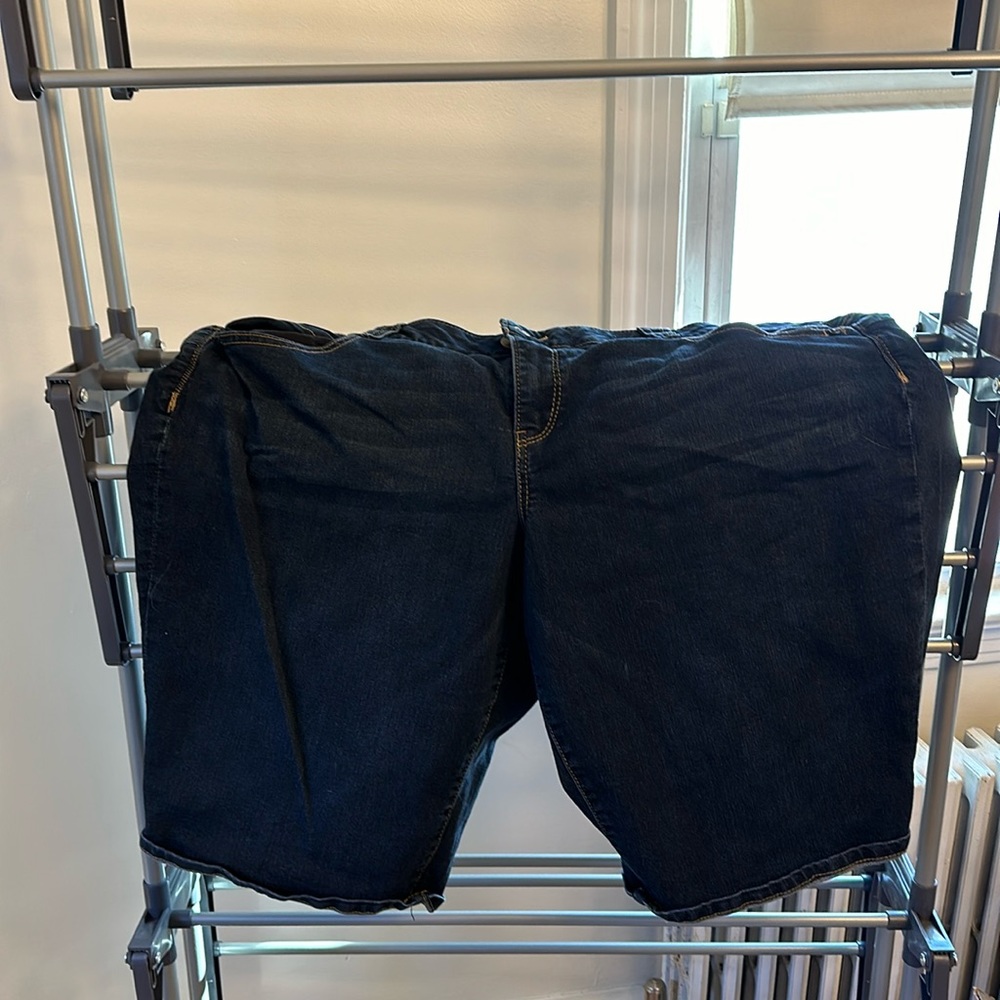 Long Jean shorts